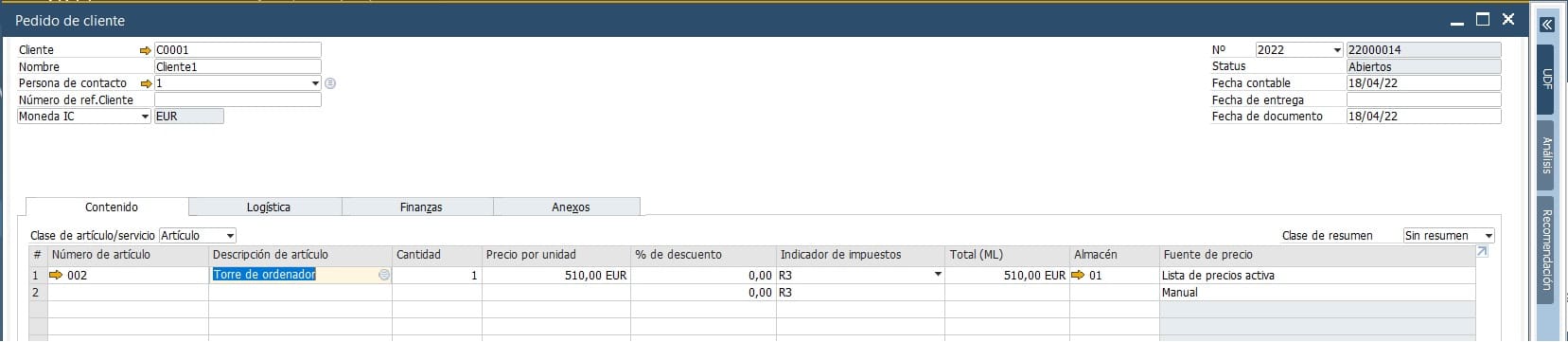 Cómo gestionar las listas de materiales de montaje en SAP Business One